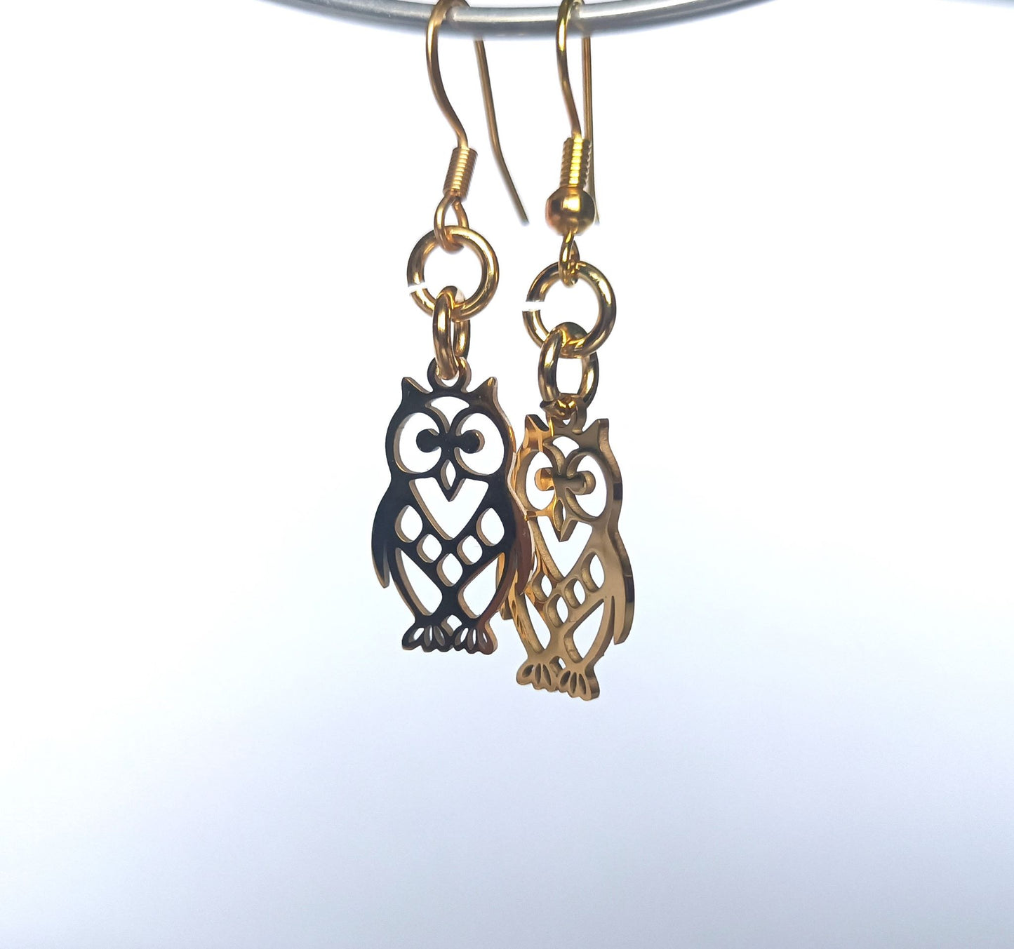 Ohrringe mit Eulen-Motiv